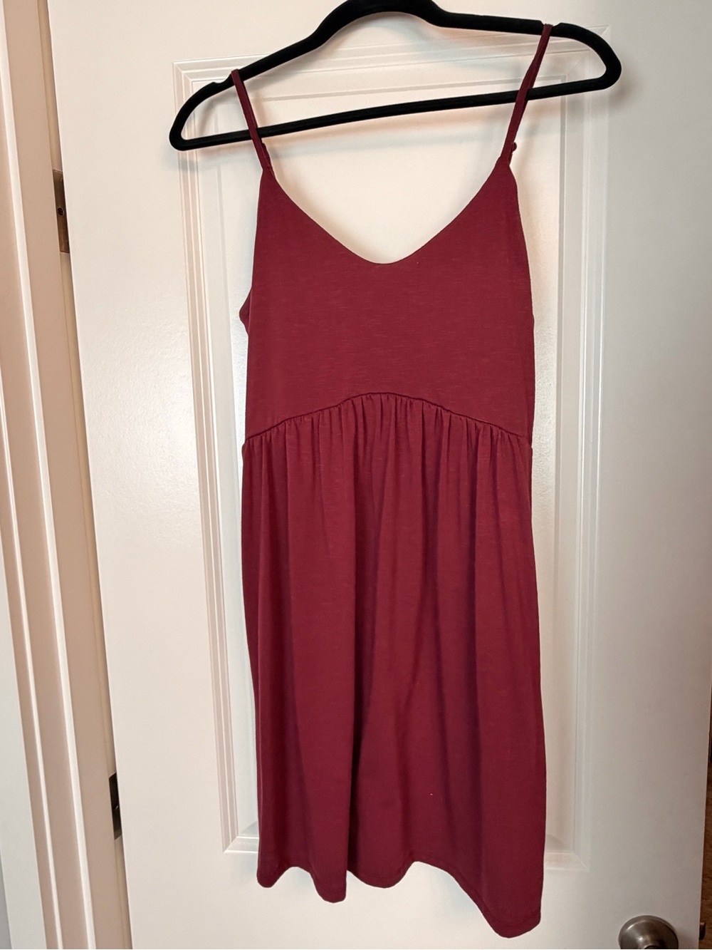 Old Navy Burgundy Tank Dress with V-Neck